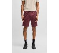 BOSS Short à motif en tissu stretch - Style Hecon Desert Active, 50537740 Rouge sombre M