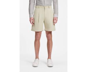 BOSS Short avec plis et taille confort - Style Chino_ST_Short_1, 50567353 Beige clair 35