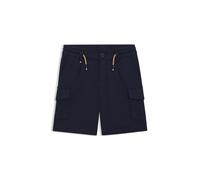 BOSS Short cargo en tissu stretch avec taille à cordon de serrage pour enfant - Style J50681/84914A, J50681 Bleu foncé 114