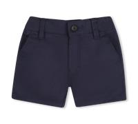 Boss - Short Chino En Coton - Bleu Cargo - Garçon - 18 Mois