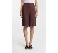 BOSS Short coupe décontractée en lin mélangé - Style Tianala, 50557429 Marron foncé 36