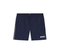 Hugo Boss Short de bain Starfish Homme – logo contrastant et liseré – Bleu M