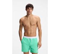 BOSS Short de bain à logo contrastant et liseré - Style Starfish, 50514429 Vert S