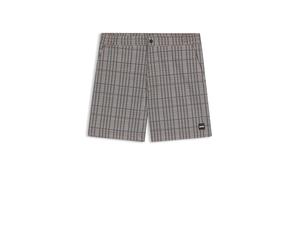BOSS Short de bain à micro-imprimé et badge logoté - Style Beach_to_Bar, 50544338 Noir XXL