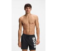 BOSS Short de bain à séchage rapide avec logo imprimé - Style Octopus, 50514502 Noir S