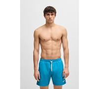 BOSS Short de bain à séchage rapide et logo imprimé - Style Starfish, 50514429 Turquoise M