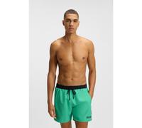 BOSS Short de bain à séchage rapide et logo imprimé - Style Starfish, 50514429 Vert S