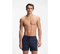 BOSS Short de bain avec imprimé monogramme intégral - Style Mono_Swim, 50566515 Bleu foncé S