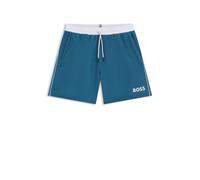 BOSS Short de bain avec logo contrastant - Style Starfish, 50514429 Bleu XL