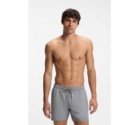 BOSS Short de bain avec rayures emblématiques et logo - Style Iconic, 50491594 Gris chiné M
