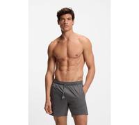 BOSS Short de bain avec rayures emblématiques et logo - Style Iconic, 50491594 Gris sombre L