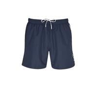 Hugo Boss Short de bain Dolphin – à logo et rayure – Bleu foncé XXL