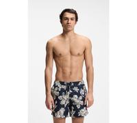 BOSS Short de bain en tissu à séchage rapide avec imprimé intégral - Style Discus, 50544499 Bleu foncé XXL