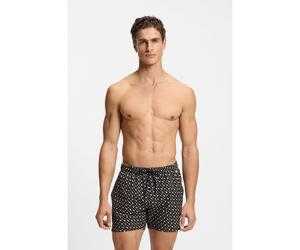 BOSS Short de bain entièrement doublé en tissu à séchage rapide à imprimé monogramme - Style Manu new, 50515720 Noir XL