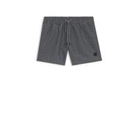 BOSS Short de bain imprimé avec badge logoté - Style Vibe, 50518968 Gris XL
