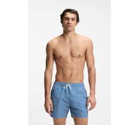 BOSS Short de bain imprimé avec badge logoté - Style Vibe, 50518968 bleu clair S