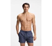 BOSS Short de bain imprimé avec badge logoté - Style Vibe, 50518968 Bleu XL