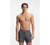 BOSS Short de bain imprimé avec badge logoté - Style Vibe, 50518968 Gris XL