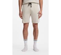 BOSS Short de pyjama en coton mélangé à blocs de couleur - Style Balance Shorts, 50557061 Gris chiné S