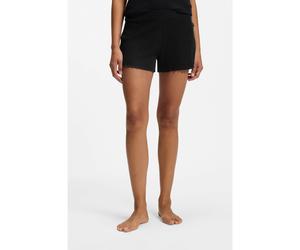 BOSS Short de pyjama en coton mélangé à la structure gaufrée - Style Cosy Waffle_Shorts, 50561021 Noir XL