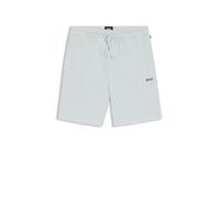 BOSS Short De Pyjama en Coton Mélangé avec Logo Brodé