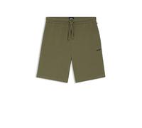 Hugo Boss Short de pyjama homme Open Green 350, coton mélangé, logo brodé, XL