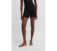 BOSS Short de pyjama en tissu stretch avec finitions en dentelle - Style Wave_Shorts, 50535734 Noir S