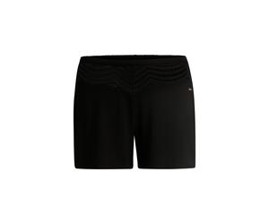 BOSS Short de pyjama en tissu stretch avec finitions en dentelle - Style Wave_Shorts, 50535734 Noir XS