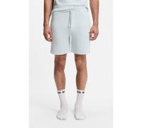 BOSS Short de pyjama en coton mélangé avec logo brodé - Style Waffle Shorts, 50535884 bleu clair M