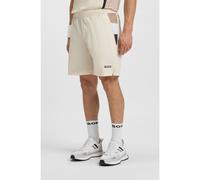 BOSS Short de tennis Actif en tissu stretch avec gestion de l’humidité - Style S_T-Match 9 inch, 50541370 Blanc S