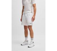 BOSS Short de tennis actif en tissu très stretch au séchage rapide - Style S_Atta_9 inch, 50534216 Blanc 54