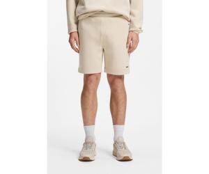 BOSS Short en coton mélangé avec graphique réfléchissant - Style JT_Globe Short, 50558970 Beige clair L