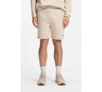 BOSS Short en coton mélangé avec graphique réfléchissant - Style JT_Globe Short, 50558970 Beige clair XXXL