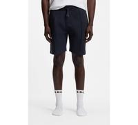 BOSS Short en coton mélangé avec logo métallique - Style Sense Short, 50566917 Bleu foncé XXL