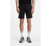 BOSS Short en coton mélangé avec passepoils - Style JT_Join Headlo, 50561776 Noir S
