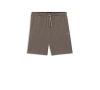 BOSS Short en coton stretch à logo brodé - Style Mix&Match Short CW, 50515314 Gris chiné M