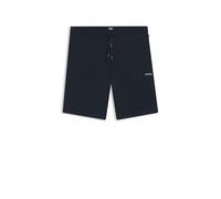 BOSS Short en Coton Stretch À Logo Brodé