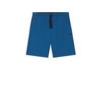 BOSS Short en Coton Stretch À Logo Brodé