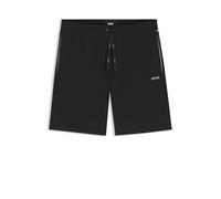 BOSS Short en Coton Stretch À Logo Brodé