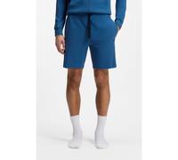 BOSS Short en coton stretch à logo brodé - Style Mix&Match Short CW, 50515314 Bleu S