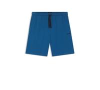 BOSS Short en coton stretch à logo brodé - Style Mix&Match Short CW, 50515314 Bleu XXL