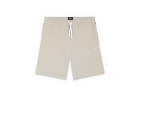 BOSS Short en coton stretch à logo brodé - Style Mix&Match Short CW, 50515314 Gris chiné L