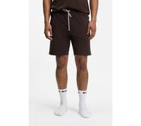 BOSS Short en coton stretch à logo brodé - Style Mix&Match Short CW, 50515314 Marron foncé M