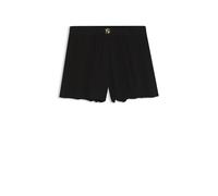 BOSS Short en crêpe avec boucle monogramme Double B - Style Double B_Shorts, 50561257 Noir S