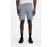 BOSS Short en jersey piqué de coton mélangé avec logo brodé - Style JT_Union Headlo, 50563314 Gris L