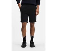 BOSS Short en jersey piqué de coton mélangé avec logo brodé - Style JT_Union Headlo, 50563314 Noir L