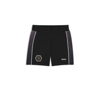 BOSS Short en jersey stretch à logo imprimé pour enfant - Style J52692/09B10A, J52692 Noir 114