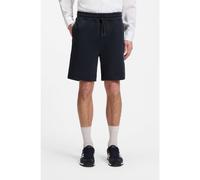 BOSS Short en molleton de coton avec écusson logoté - Style Sewalk, 50511726 Bleu foncé 4XL