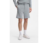 BOSS Short en molleton de coton avec écusson logoté - Style Sewalk, 50511726 Gris chiné XS