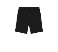 BOSS Short en molleton de coton avec écusson logoté - Style Sewalk, 50511726 Noir S